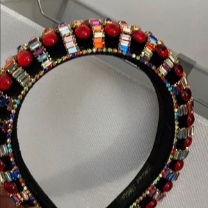 Multi-red Crystal headband